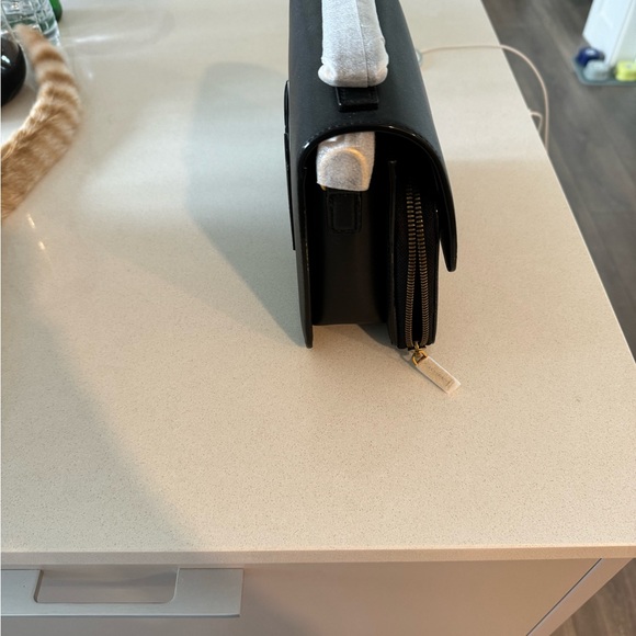 Charles and Keith. Brand new hard black over the shoulder bag  good size bag - Picture 2 of 5